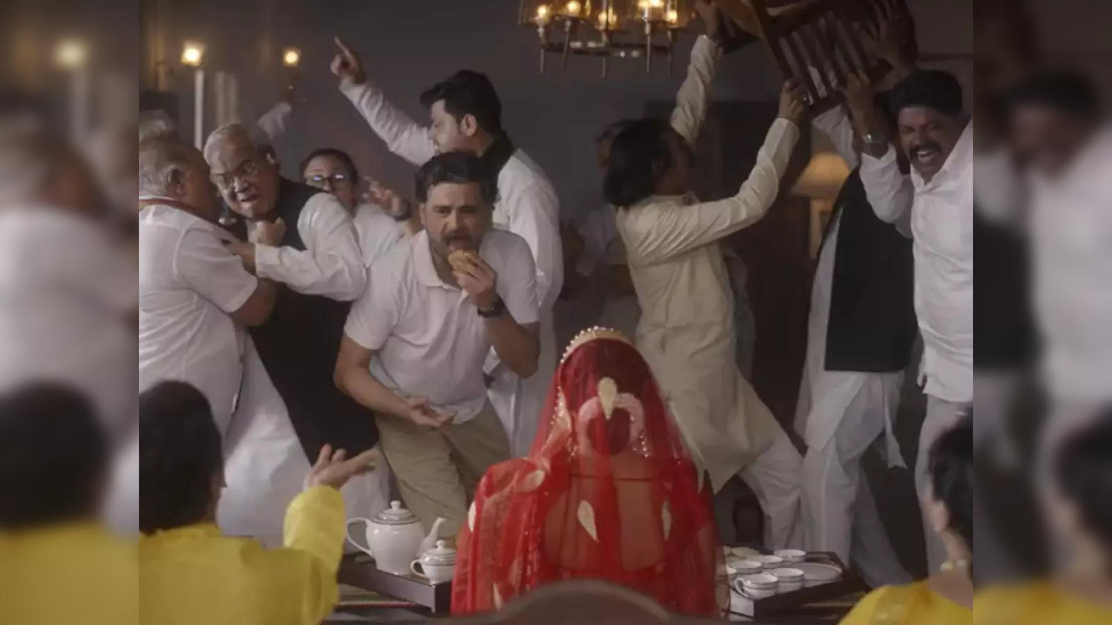 bjp releases mai hi dulha video mocking the infighting among india block leaders to become the groom