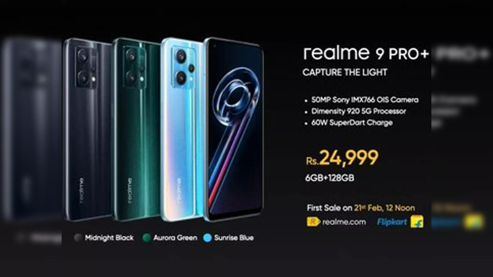 realme 9 pro+: Realme launches 9 Pro+ & 9 Pro: Here are price details, sale  date & and discount offer - The Economic Times