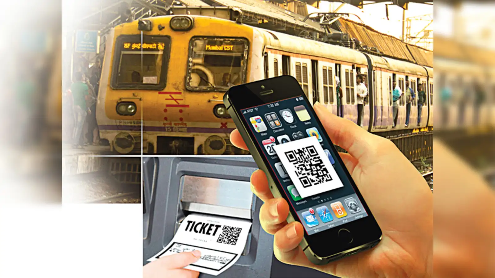 Online train ticket bookings touch 13.45 lakh on April 1 - The Economic  Times