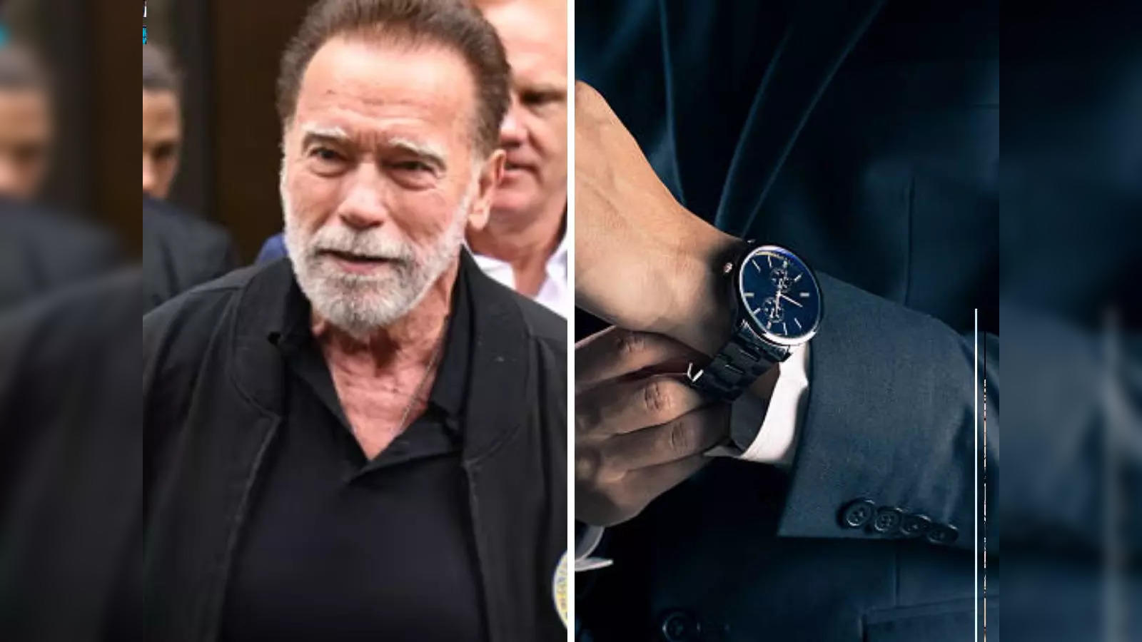 Arnold schwarzenegger outlet wrist watch