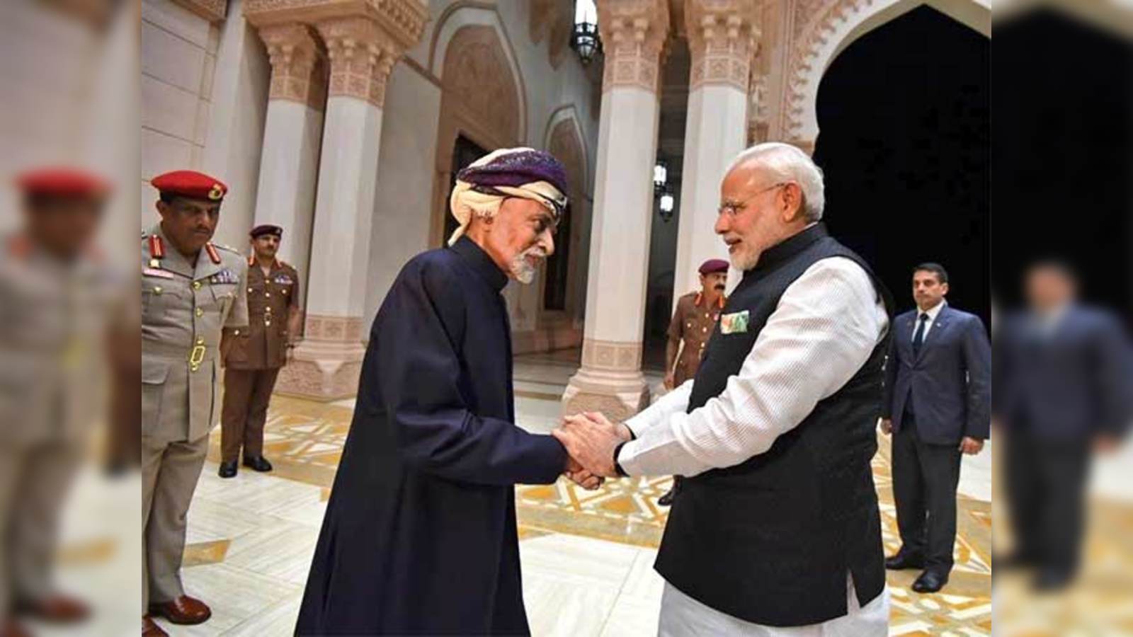 India Oman ties: India, Oman sign 8 agreements as PM Narendra Modi meets Sultan Qaboos bin Said al Said - The Economic Times