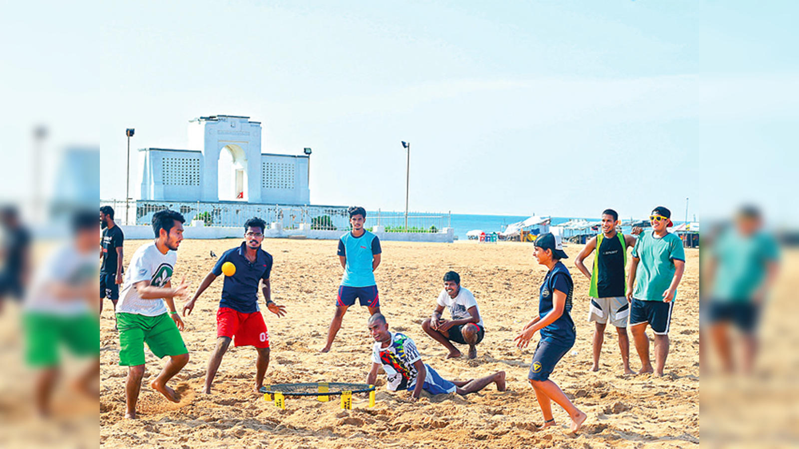 Have you played spikeball? The latest beach sport in Chennai gathers  momentum - The Economic Times