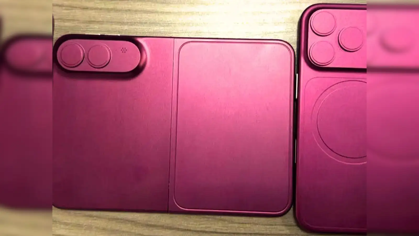 Apple's upcoming foldable and iPhone 18 Pro Max dummy images leaked; Check iPhone 18 series hand-on size look