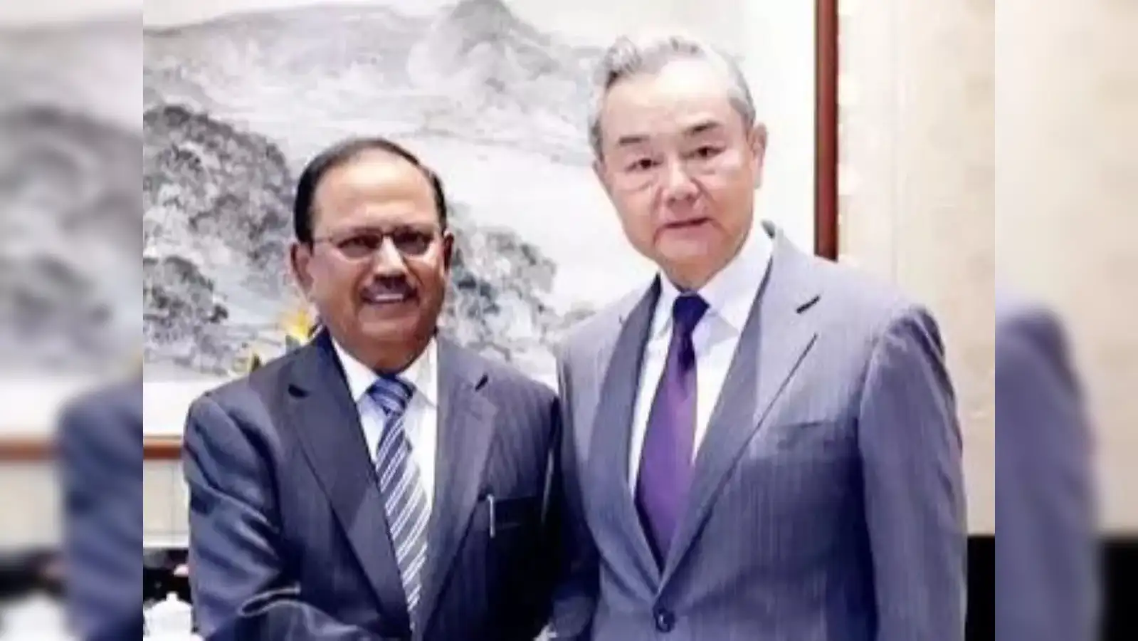 In meeting with Chinese Foreign Minister Wang Yi, NSA Ajit Doval calls for countering terrorism - The Economic Times