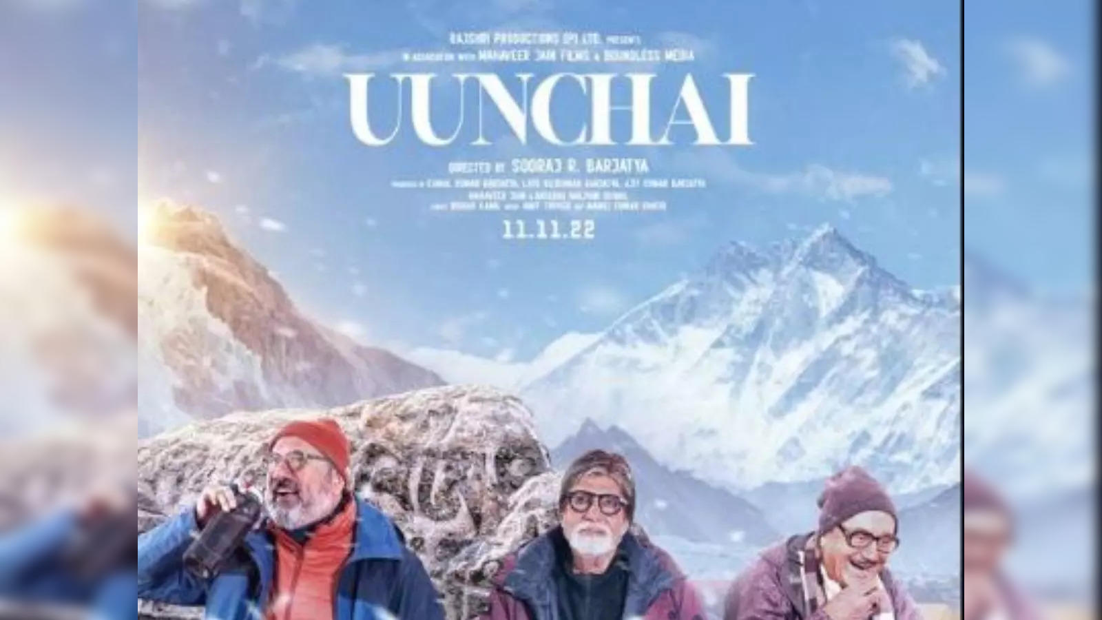 Uunchai trailer out. Amitabh Bachchan, Anupam Kher's tale of friendship  will tug at your heartstrings - India Today