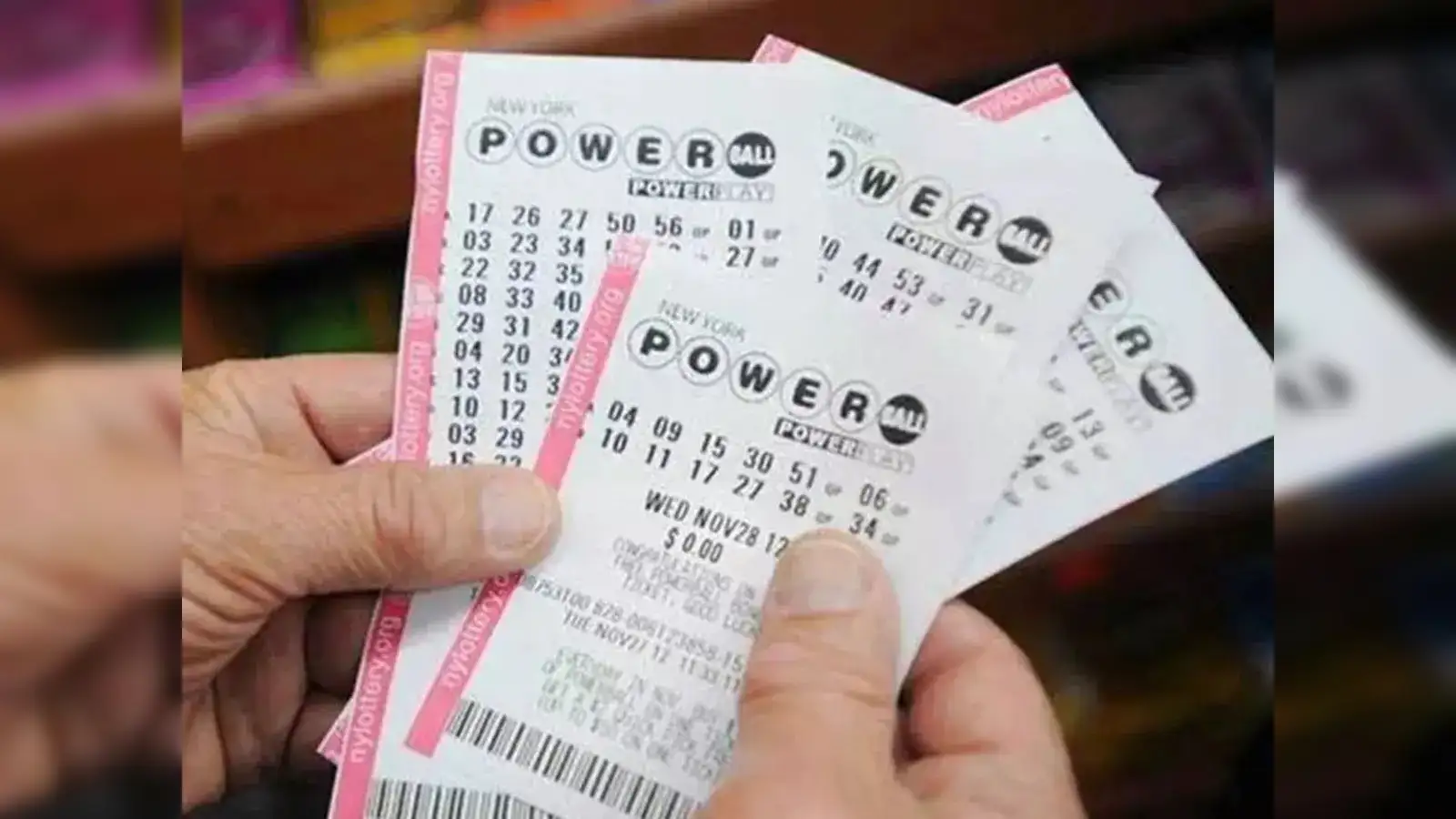 Powerball Card Sample Powerball Ticket Worth $1 Million Is Sold In NYC
