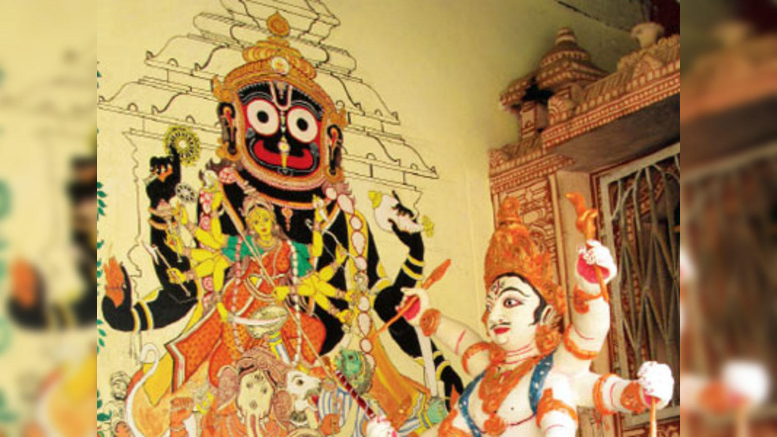 Free Vector | Lord jagannath annual rathayatra festival in odisha and  gujarat holiday background