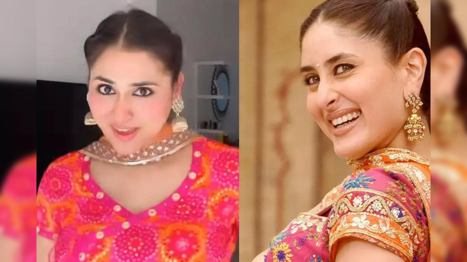 Kareena Kapoor Doppelganger: Kareena Kapoor's doppelganger dances to  'Nagada Nagada', impresses netizens. Watch video - The Economic Times