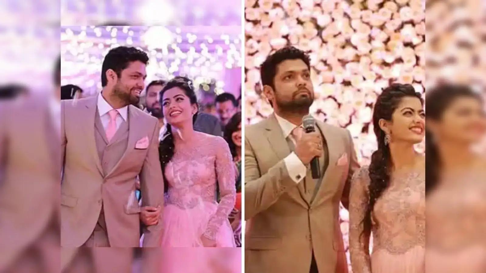 sachin and babi light blue dress Rashmika Mandanna Dating History: Rumours With Sreenivas, Broken Engagement,  Marriage With Vijay