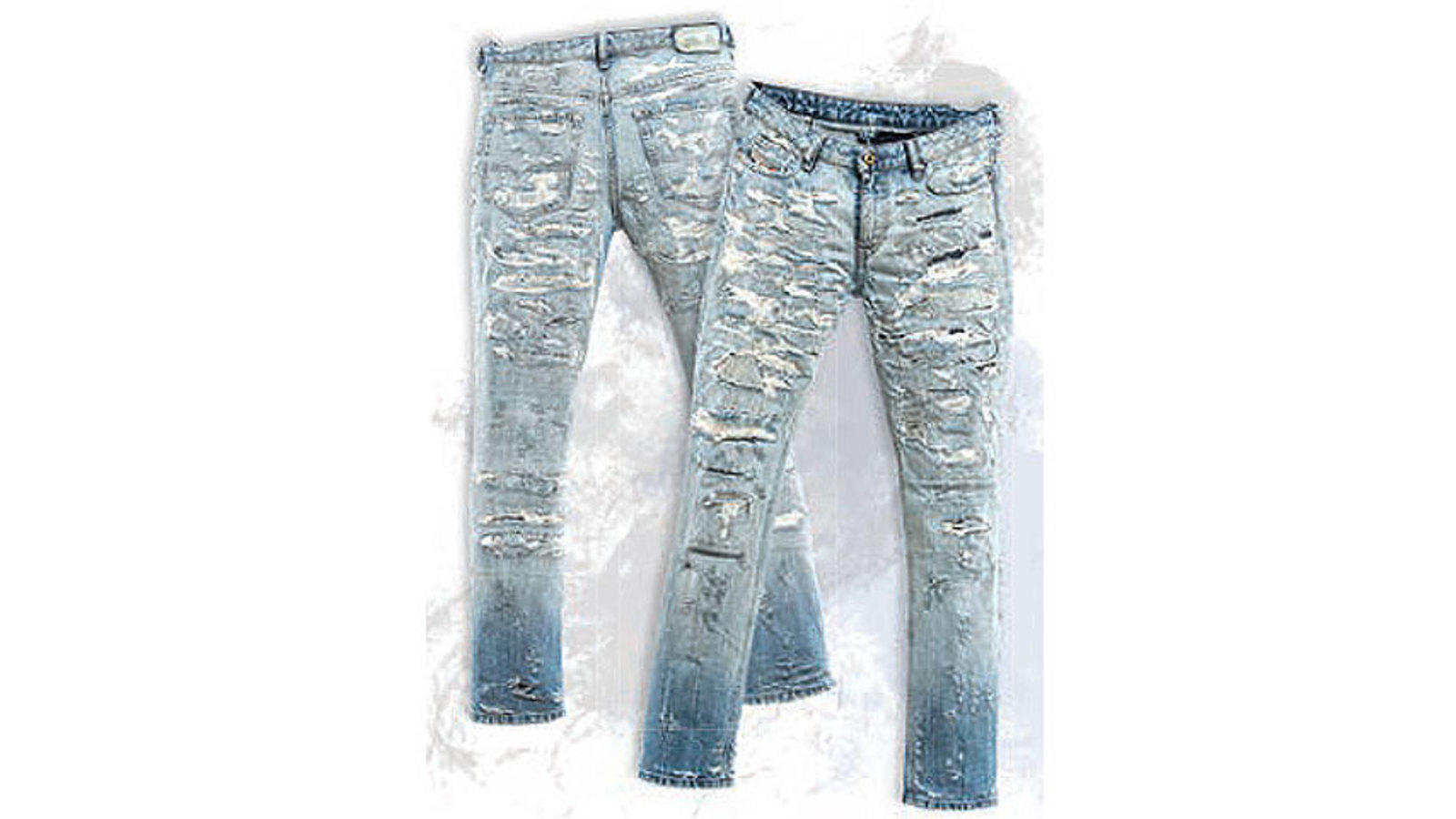 Celio Men Blue Solid Straight Fit Cotton Twill Denim Jeans