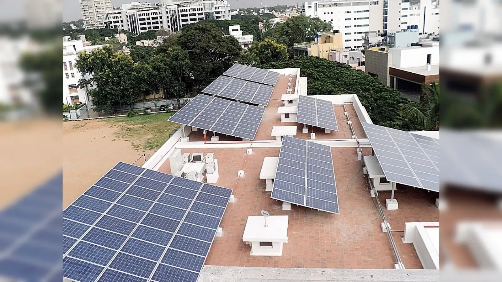 Solar Panel Installation on Rooftop
