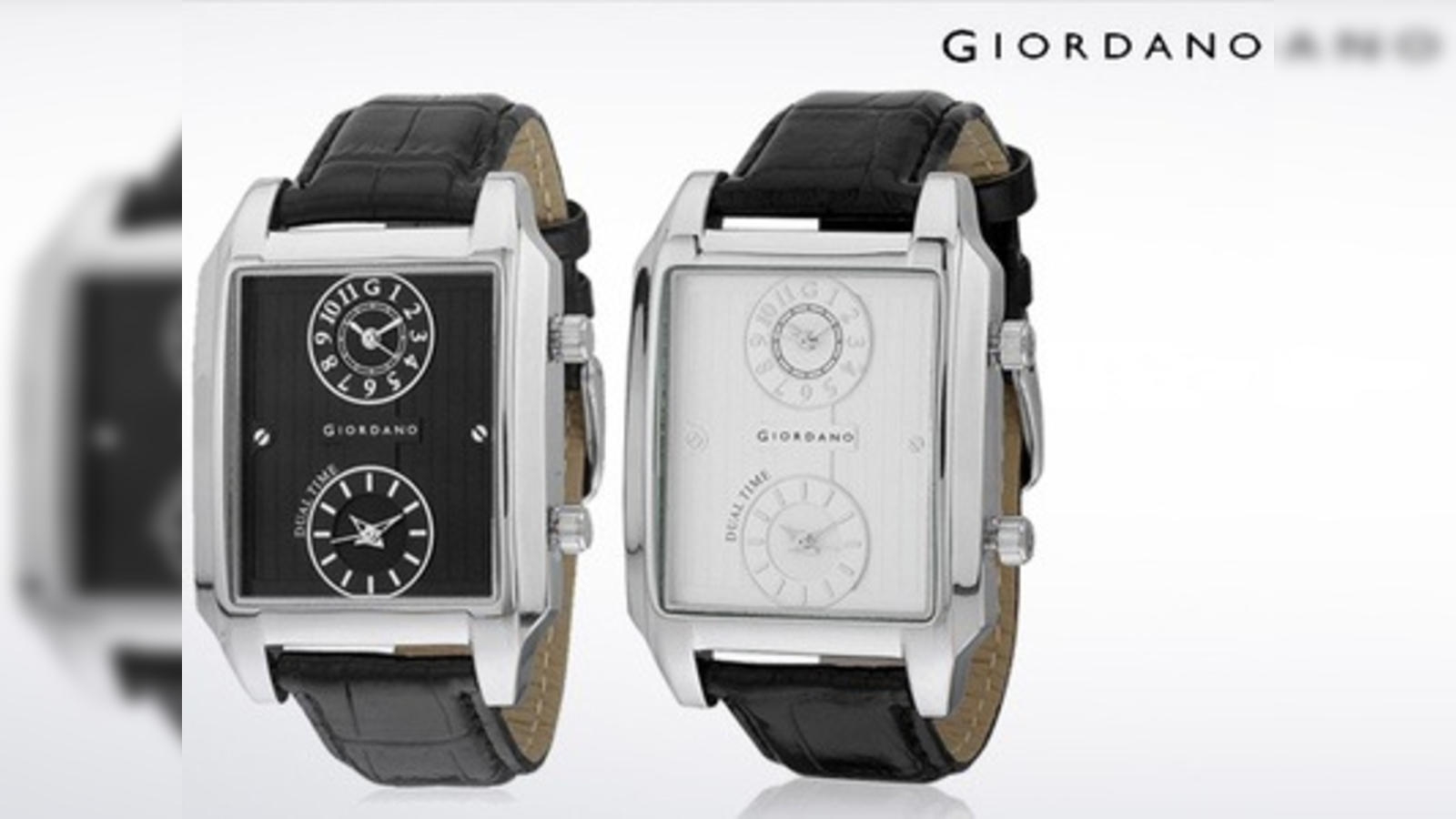 Buy Giordano Round Dial Black Strap Analog Wrist Watch Set Of 2  GZ-987-SET-22 (M) Online