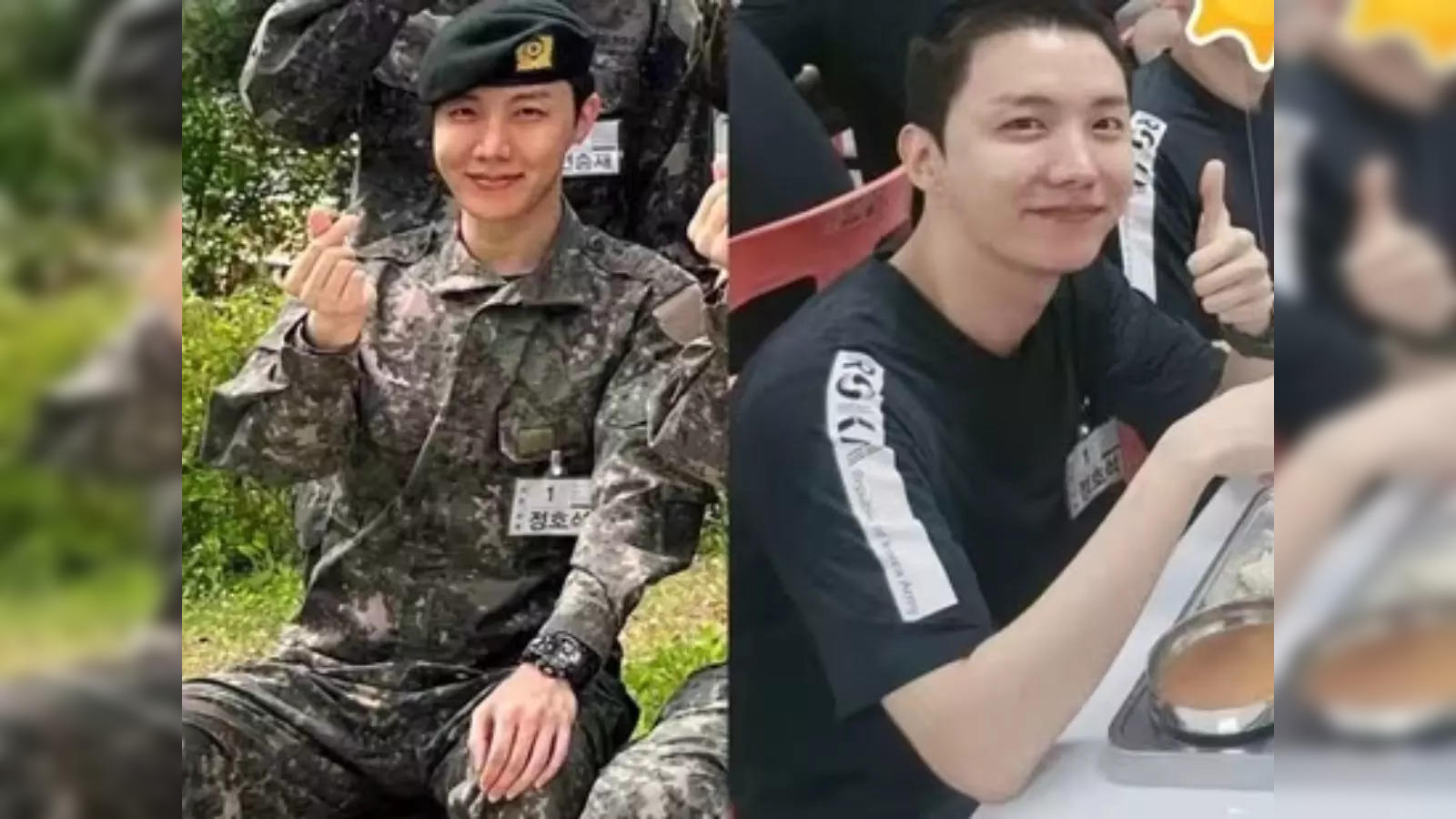 BTS's J-Hope Shares Update From Military With Dashing Photos In