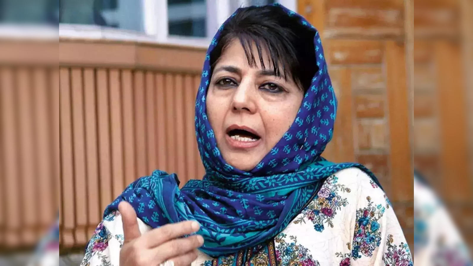 Former CM Mehbooba Mufti's income dropped 90% to Rs 85,000 in 2019-20, the  Covid year when J&K lost Article 370: Affidavit