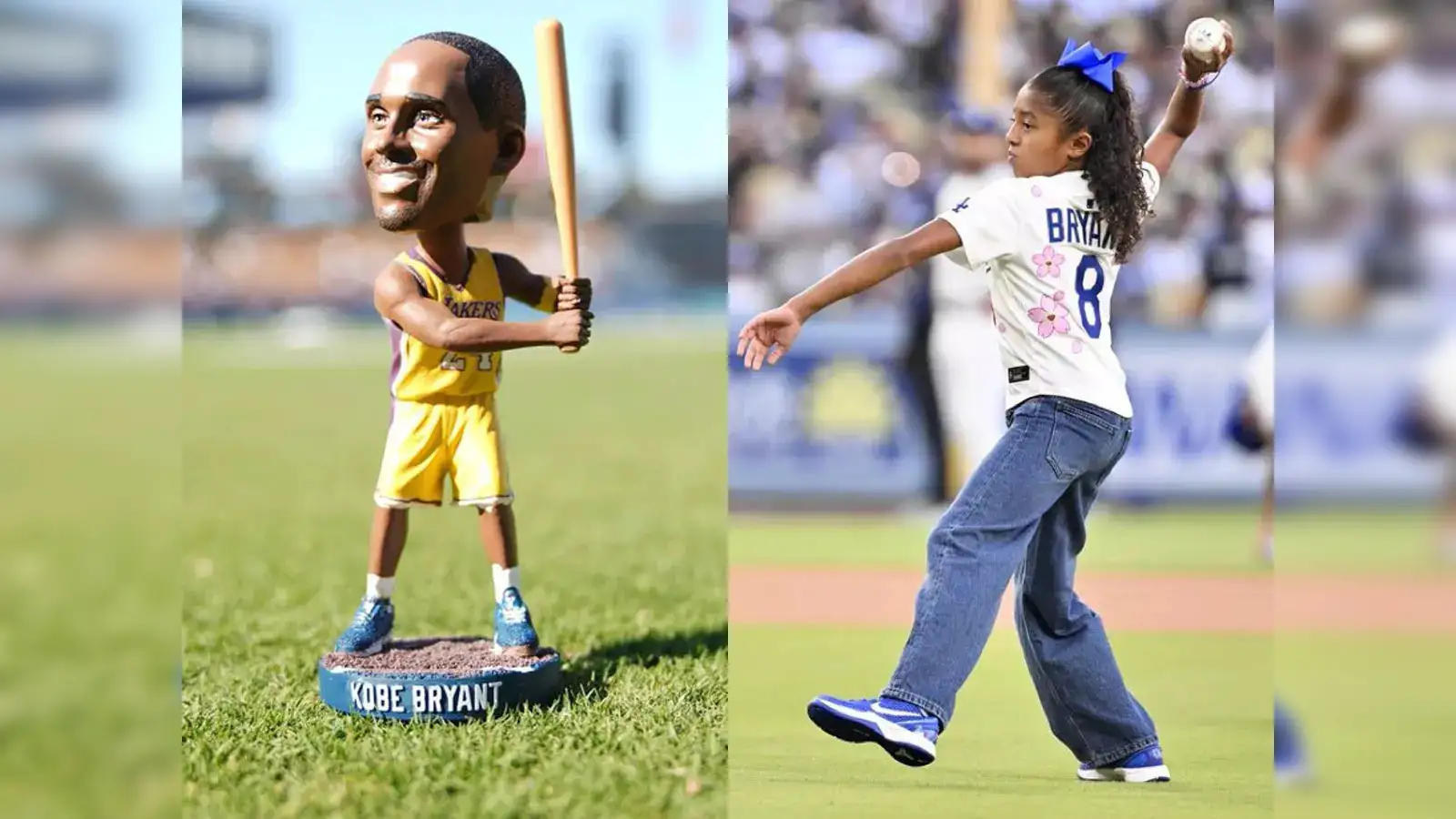 Kobe Bryant honored by family at Dodgers' 'Bobblehead' Night - The