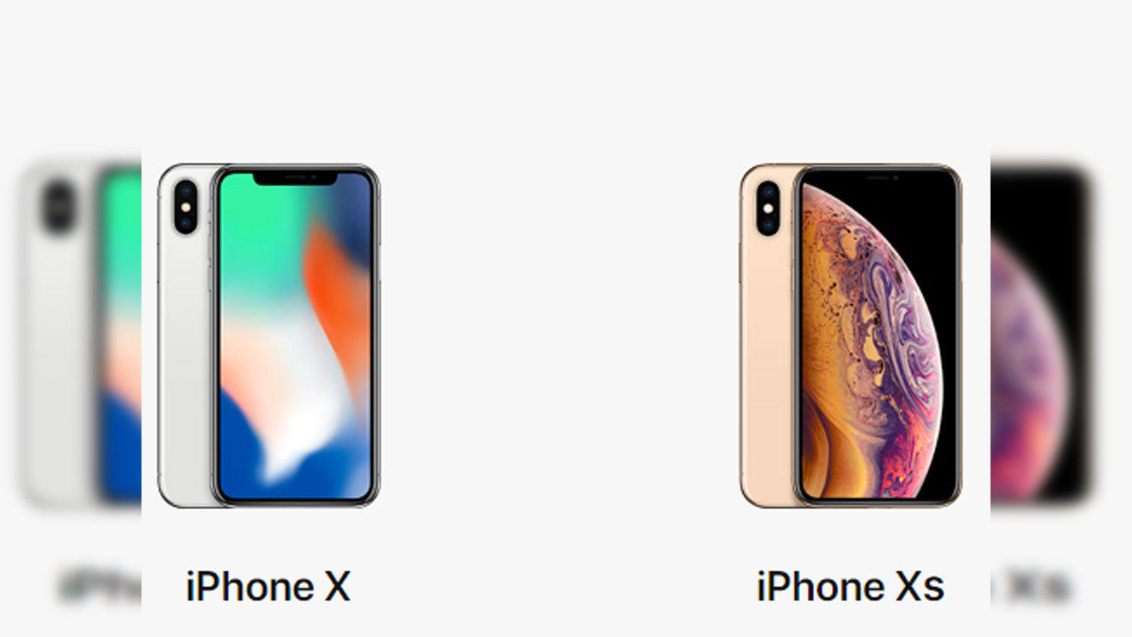 Apple iPhone Xs vs iPhone X: Here's what is different - The Economic Times