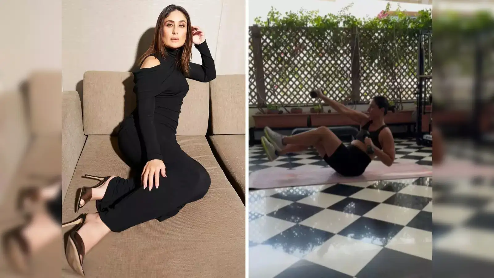 Kareena Kapoor Khan shows how to own the fitness gain with jumps and  punches - The Economic Times