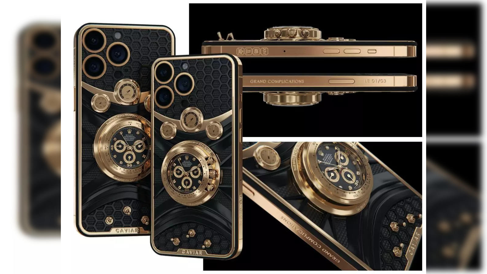 Real Gold Plated iPhone 15 Pro & 15 Pro Max Cases Custom Gold