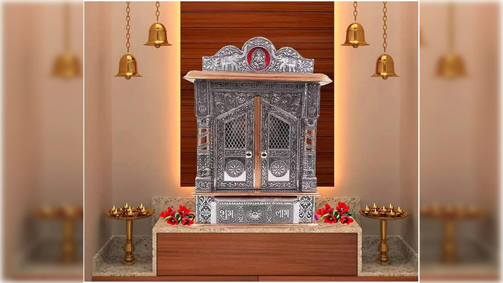 Rave Creations DIY Mandir for Home Temple for Home Pooja Mandir