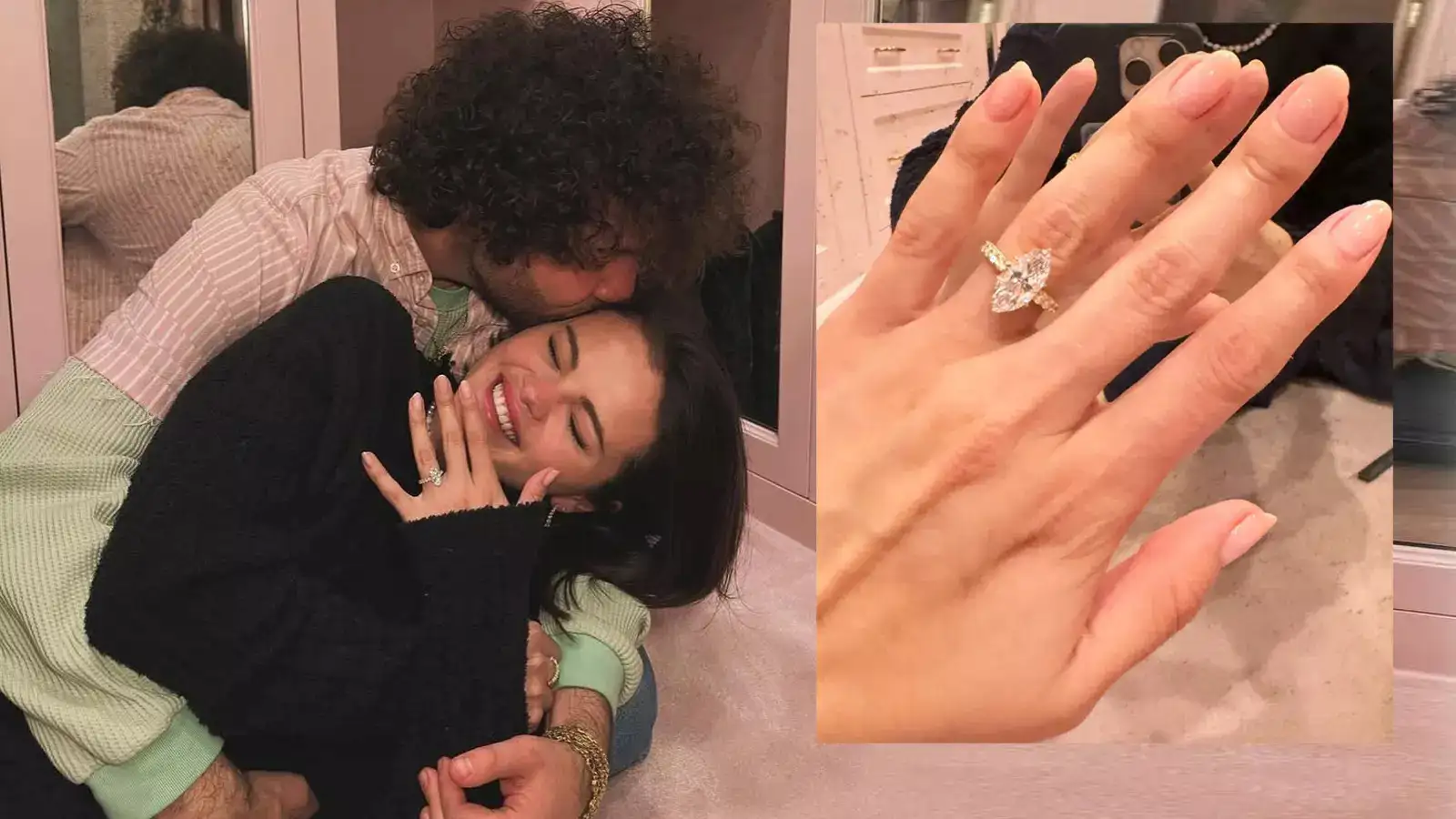 Selena Gomez engagement: Selena Gomez on Cloud Nine, shares more dazzling  engagement ring pics; here are the photos - The Economic Times