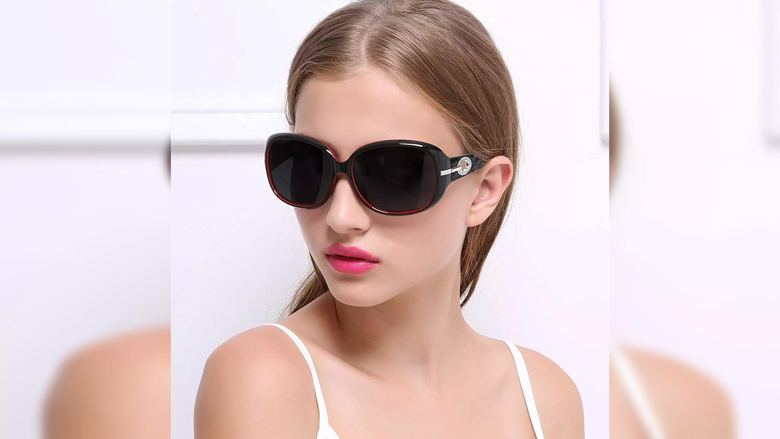 Amazon.com: XLUMIO Oversized Sunglasses Black Gold Striped Square Sun  Glasses For Men Women Shades,Black Gray,one size : Sports & Outdoors