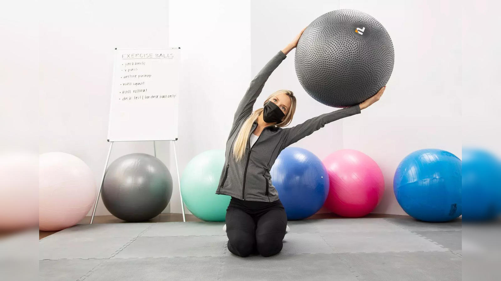 Exercise Ball Hand Pump Fitness Yoga Ball Air Pump  