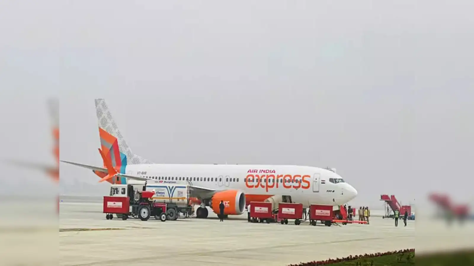 Air India flight circles after failure to land at Trichy Airport; emergency  services on standby - The Economic Times