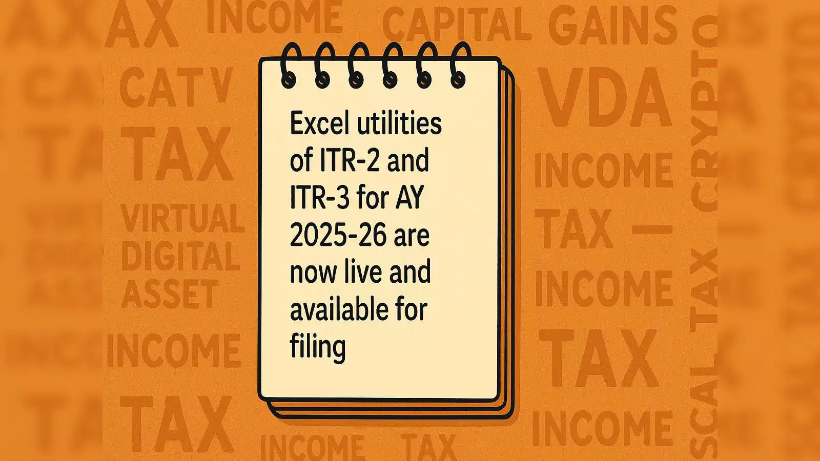 ITR-2 and ITR-3 excel utility released by Income Tax Department; Taxpayers  with capital gains, crypto, other incomes can now file ITR - The Economic  Times