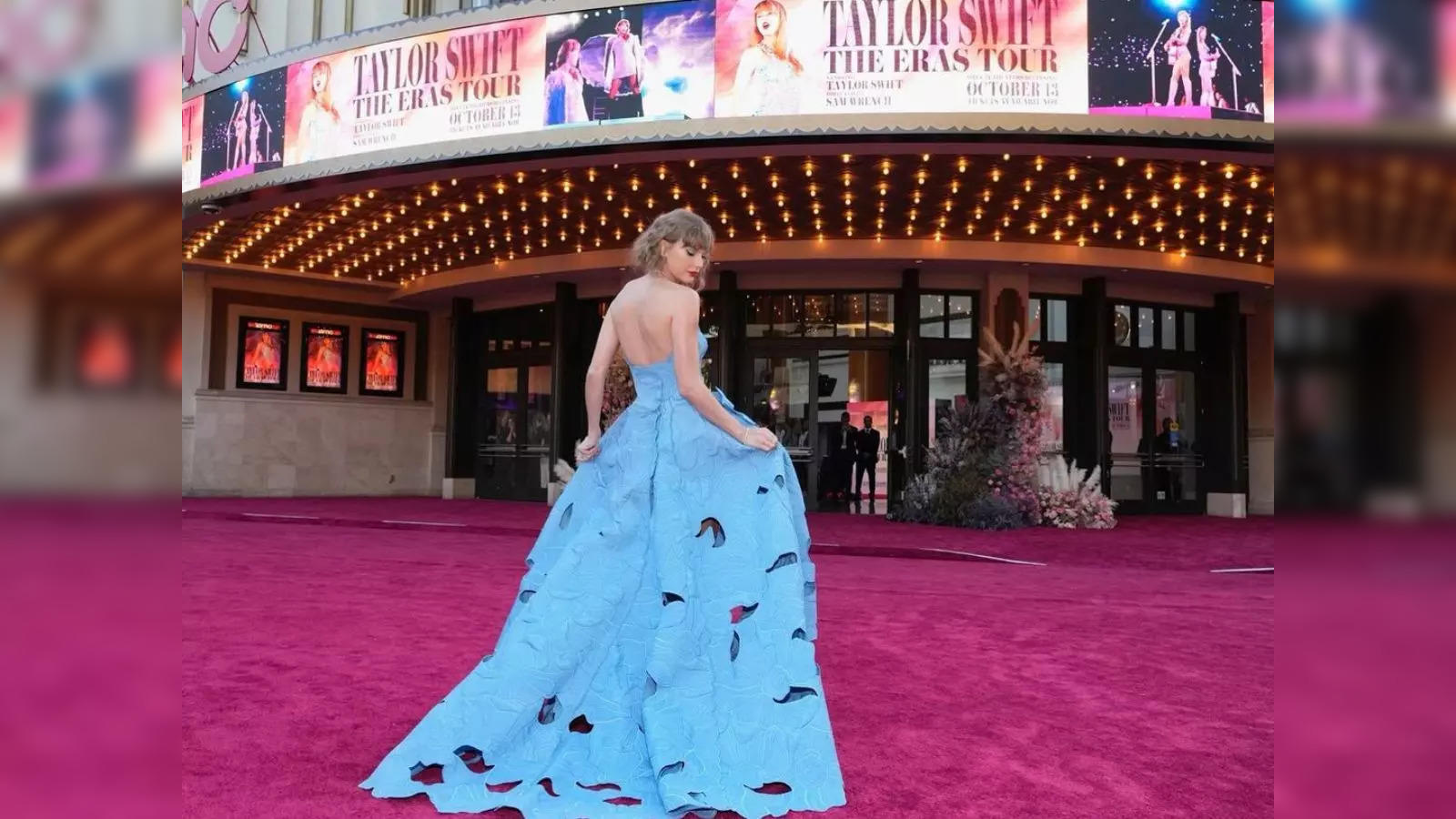 Eras Tour: Taylor Swift attends early premiere of 'Eras Tour' concert film  following 'unprecedented' ticket demand; movie expected to earn around $140  mn on opening weekend - The Economic Times