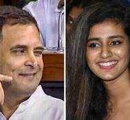 Here's what Priya Prakash Varrier has to say on Rahul Gandhi's wink