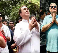 Ranbir, Rishi Kapoor celebrate final Ganpati Visarjan at RK Studios