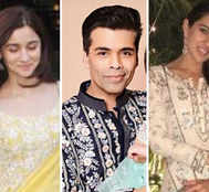 Diwali Fun Continues At K-Jo's; Alia, Sara Ali Shine In Embroidered Outfits