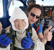 102-year-old Australian woman sets skydiving record