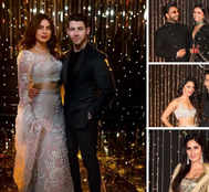 Priyanka-Nick's Bollywood Reception: DeepVeer Win Hearts In Black, Katrina Shines In Gold