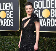 Black, white, shimmer: Hollywood's best red-carpet looks from the Golden Globes