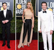 Golden Globes Red Carpet: Malek, Julia Roberts, Bradley Cooper Keep It Classy