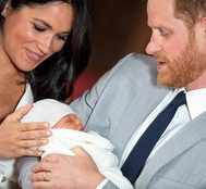 Meghan Markle and Prince Harry show off their baby Archie Harrison