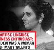 Artist, linguist, fitness enthusiast: Sridevi was a woman of many talents