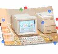 Google celebrates its 21st birthday with Doodle featuring a bulky computer