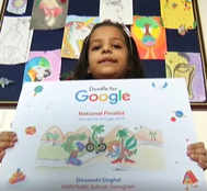 7-year-old girl wins 'Doodle for Google' 2019 competition in India