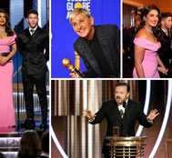 Golden Globes Highlights: PeeCee & Nick's 'Date Night', Ricky's Jokes Steal Limelight; Russell Crowe Skips Ceremony