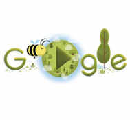 Google celebrates the mighty bee on 50th Earth Day with a fun, interactive doodle