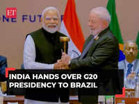 Indian PM Modi hands over G20 presidentship to Brazilian President Luiz Inacio Lula da Silva