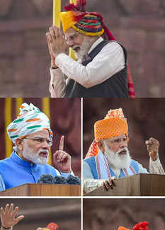 Independence Day 2023: A look at PM Modi's turbans over the years