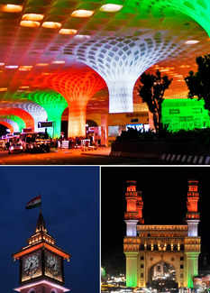 Independence Day 2023: India's iconic buildings & monuments decked up in Tricolour