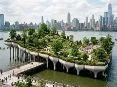 Billionaire Barry Diller spent $260 million to transform a derelict New York pier into a little island. Now millions use the Hudson river park