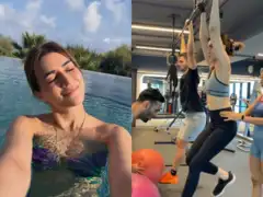 Kriti Sanon takes on an unusual hanging workout: How Bollywood actress builds core strength and upper-body control