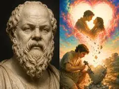 Quote of the day by Socrates: 'If you wish to be loved, you must first make yourself worthy of that love...' - A life lesson on how to find true love that stays forever from the ancient philosopher