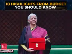 Missed Budget 2026 speech? Watch 10 big highlights that impact comman man's life