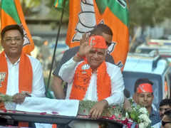 BJP wins 25 seats with big margins, CM Patel leads the pack